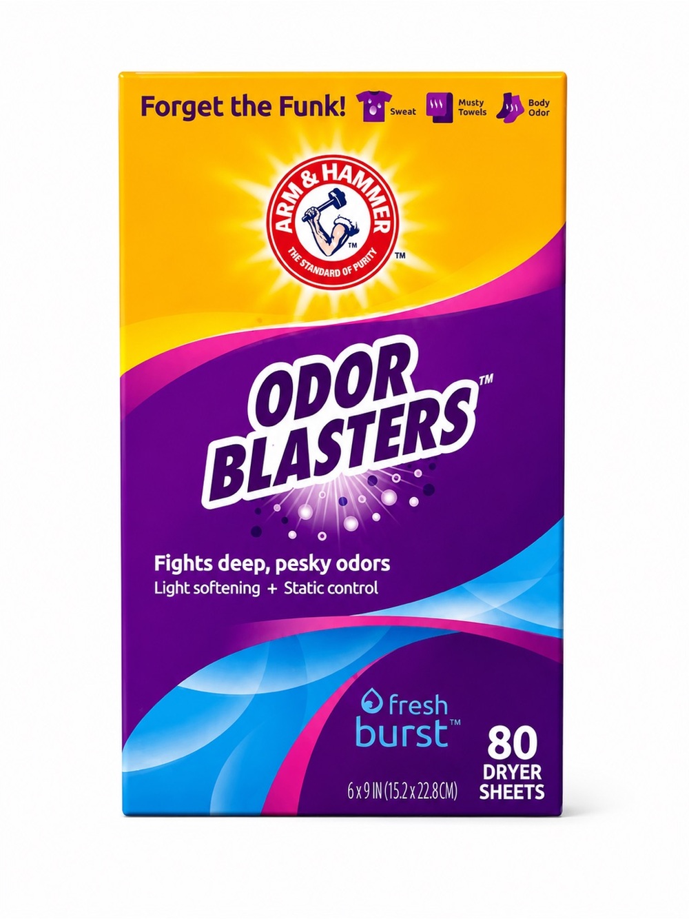 Arm & Hammer Odor Blasters Dryer Sheets